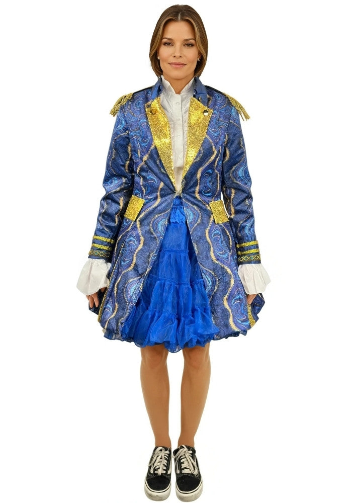 Carnavalsjas Dames Blauw Marble - Bundel Basic - Festivales