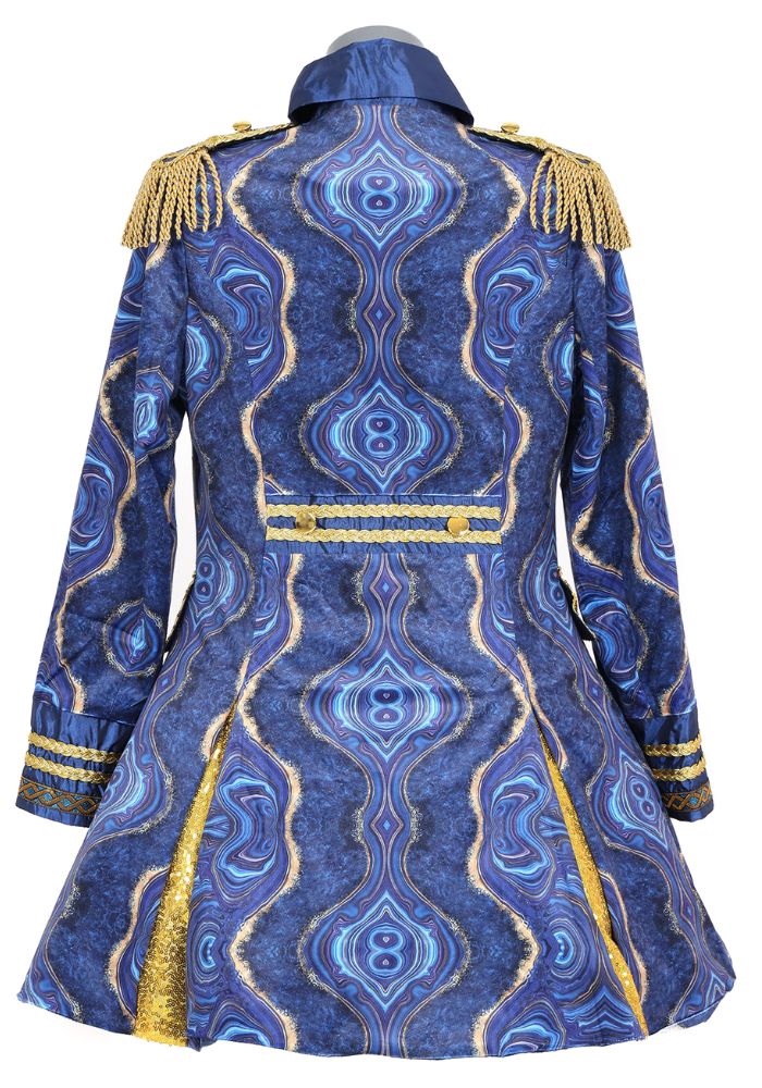 Carnavalsjas Dames Blauw Marble - Festivales
