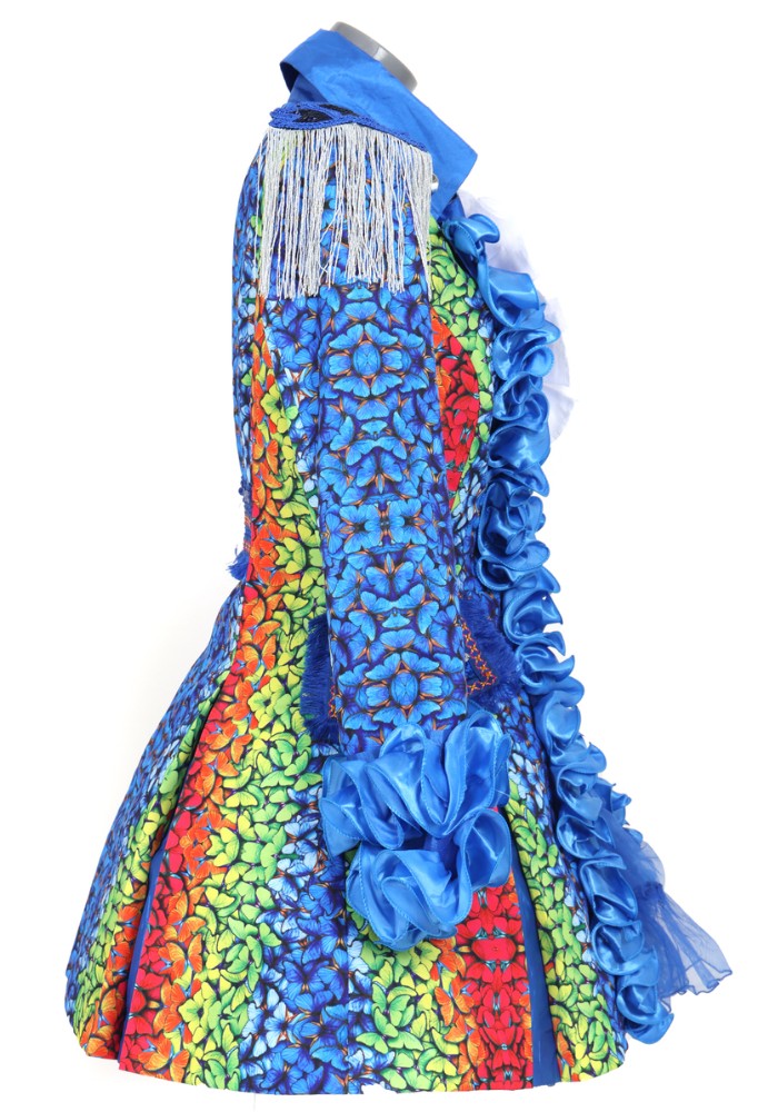 Carnavalsjas Dames Butterfly Blauw - Festivales