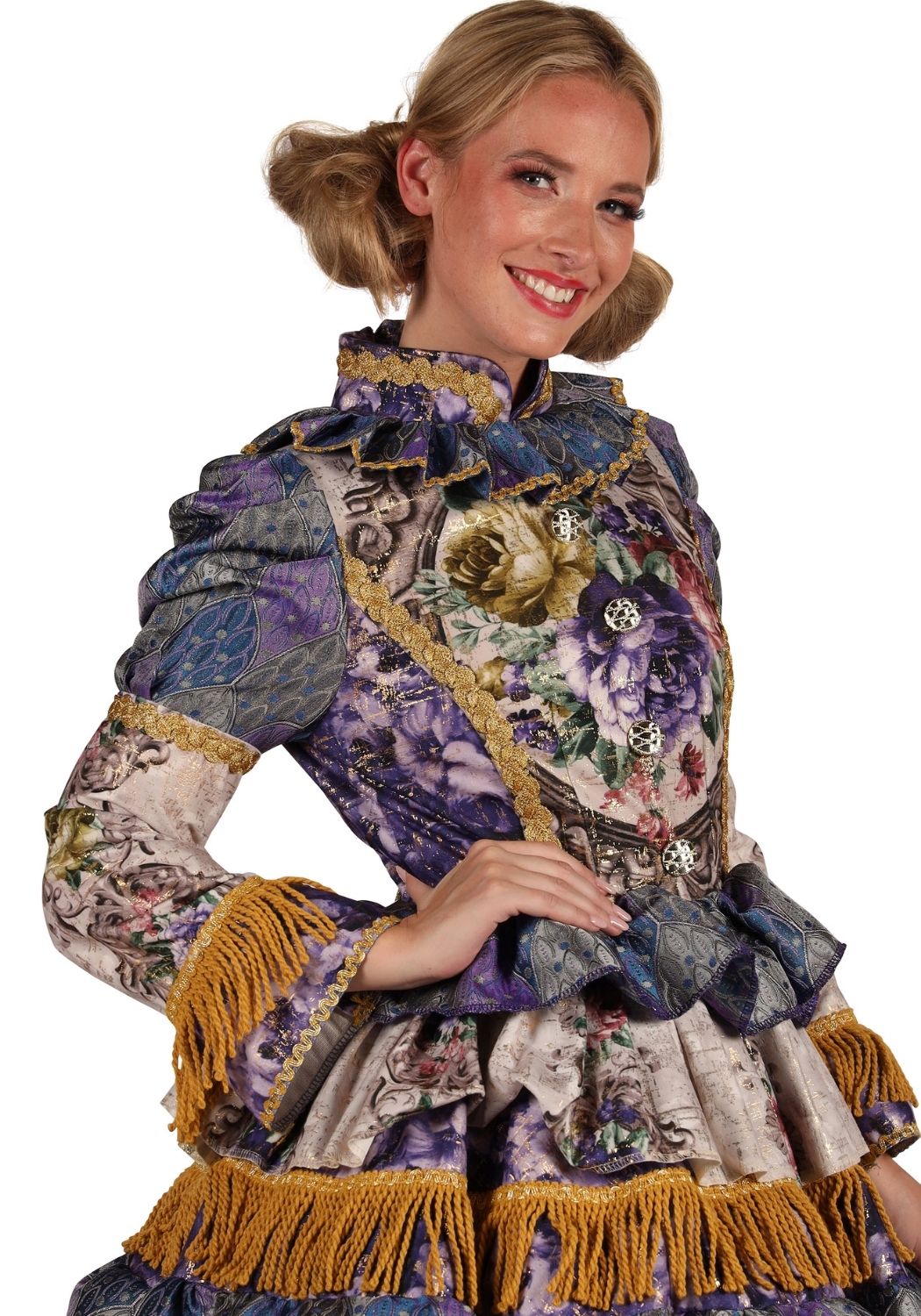 Carnavalsjas Dames Jurk Constanze Paars - Festivales