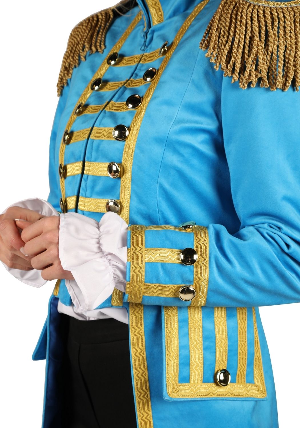 Carnavalsjas Dames Fantasy World Turquoise/Goud - Festivales