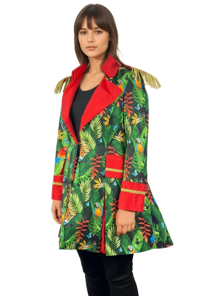 Carnavalsjas Parrot Lang Dames - Festivales