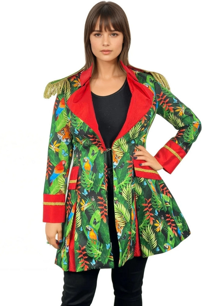 Carnavalsjas Parrot Lang Dames - Festivales