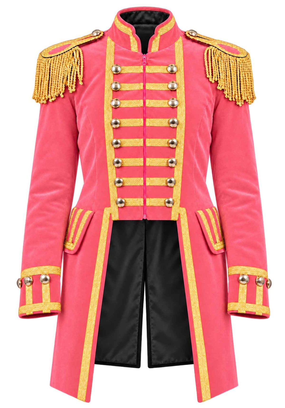 Vastelaovend Jas Dames Fantasy Roze Lang - Festivales