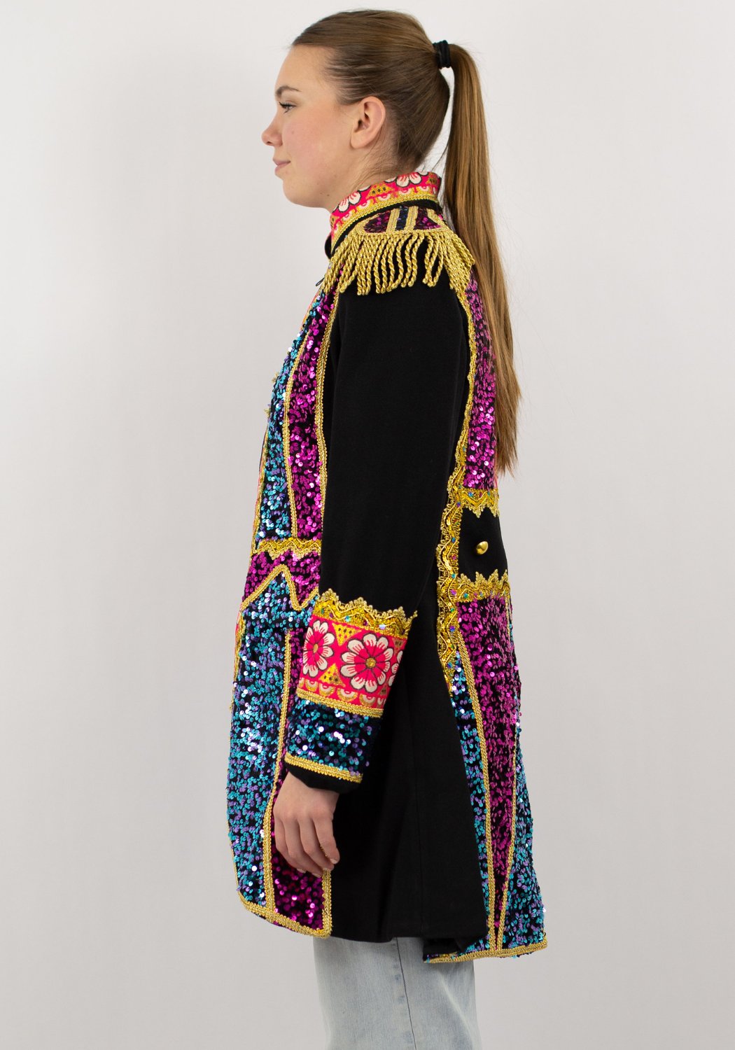 Carnavalsjas Dames Luxe Chique Colourfull - Festivales