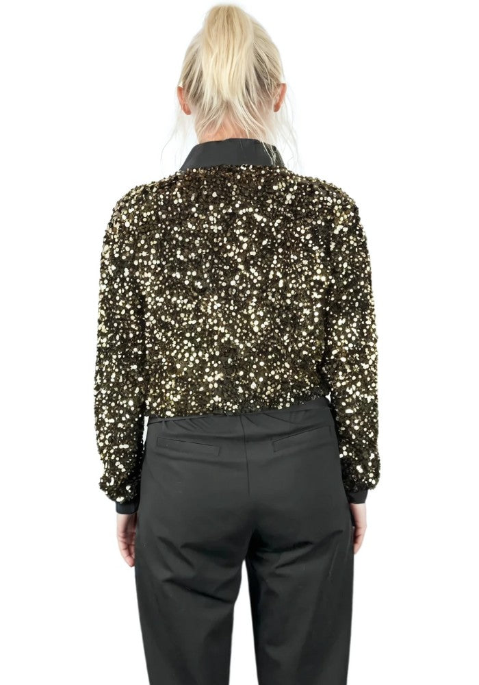 Carnavalsjas Paillettenjasje Goud Vrouwen - Festivales