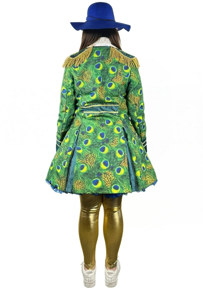 Carnavalsjas Dames Peacock Lang - Bundel Luxe - Festivales