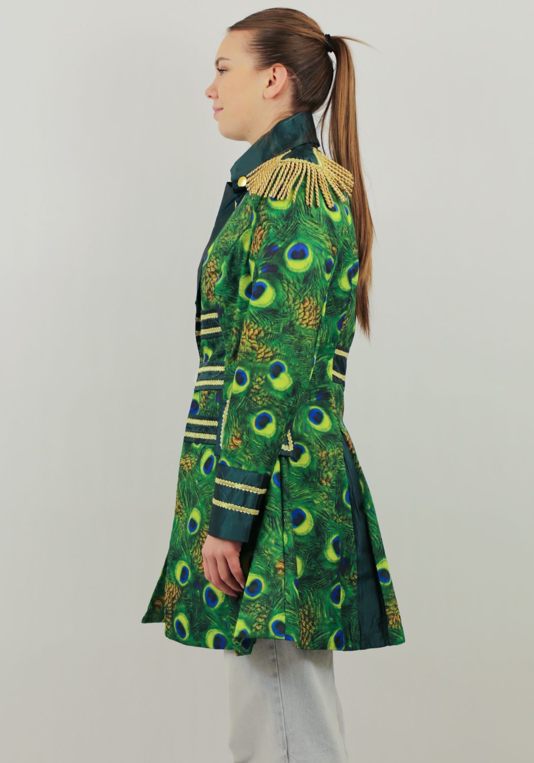 Carnavalsjas Dames Peacock Lang - Festivales