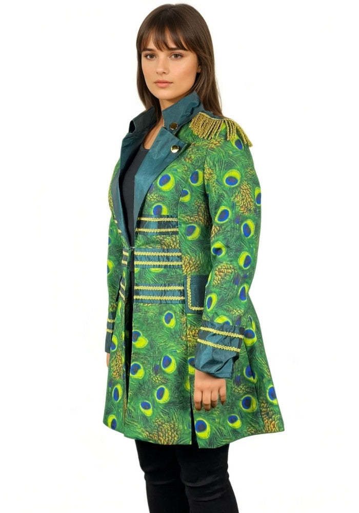 Carnavalsjas Dames Peacock Lang - Festivales