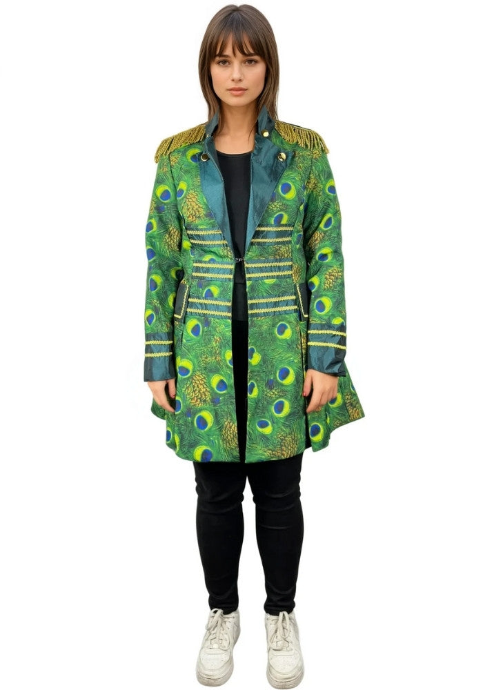 Carnavalsjas Dames Peacock Lang - Festivales