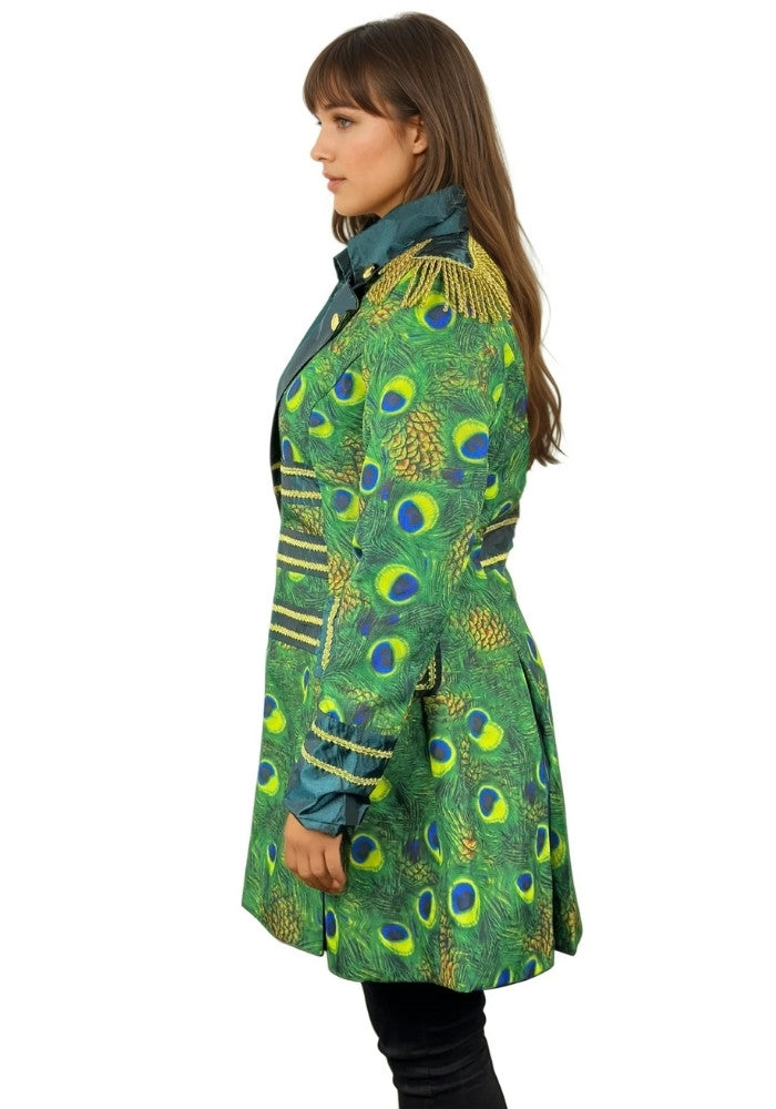 Carnavalsjas Dames Peacock Lang - Festivales