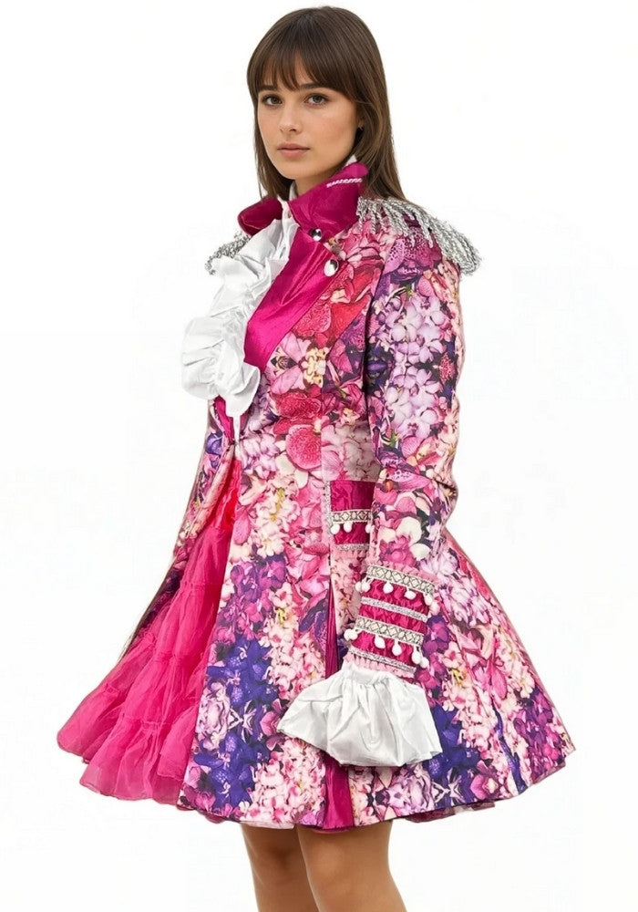 Carnavalsjas Pink Flower Dames - Bundel Basic - Festivales