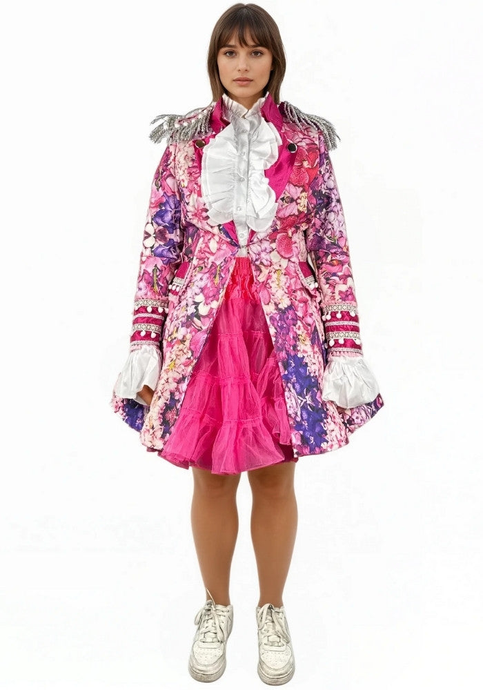 Carnavalsjas Pink Flower Dames - Bundel Basic - Festivales