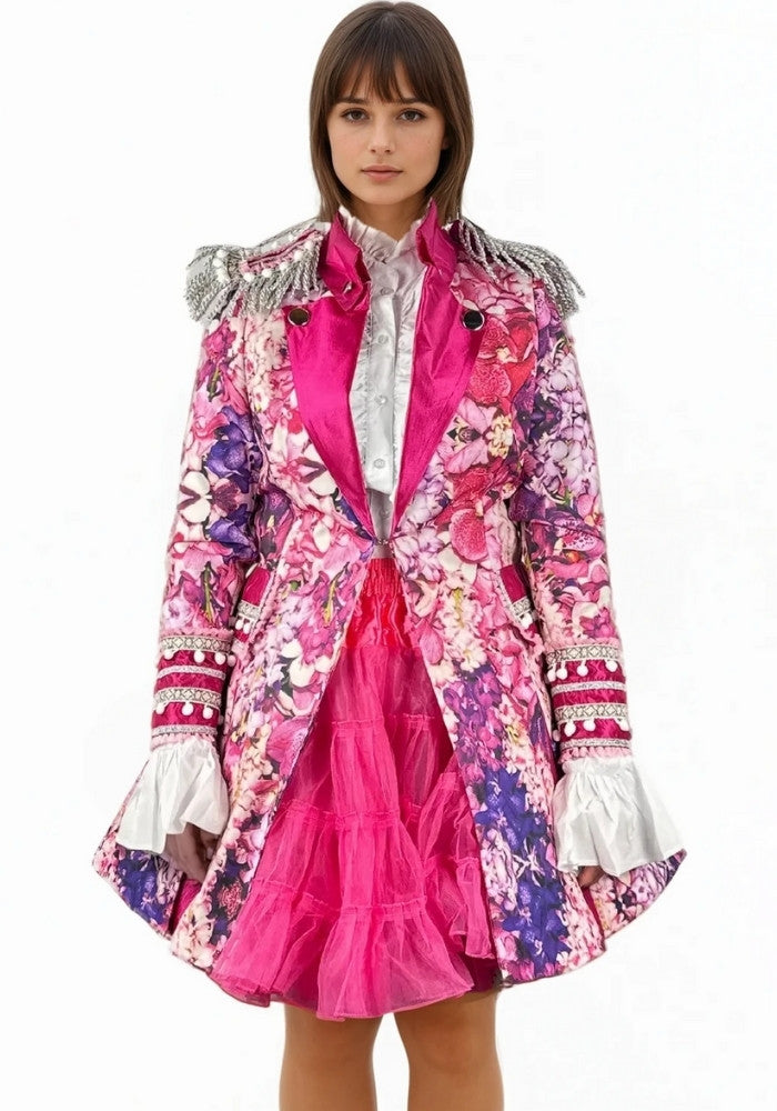 Carnavalsjas Pink Flower Dames - Bundel Basic - Festivales