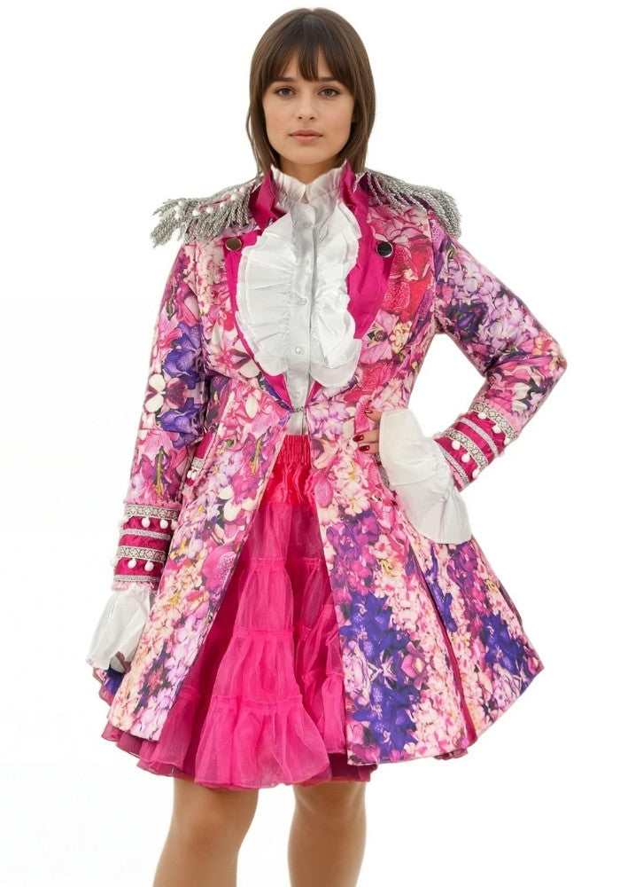 Carnavalsjas Pink Flower Dames - Bundel Basic - Festivales