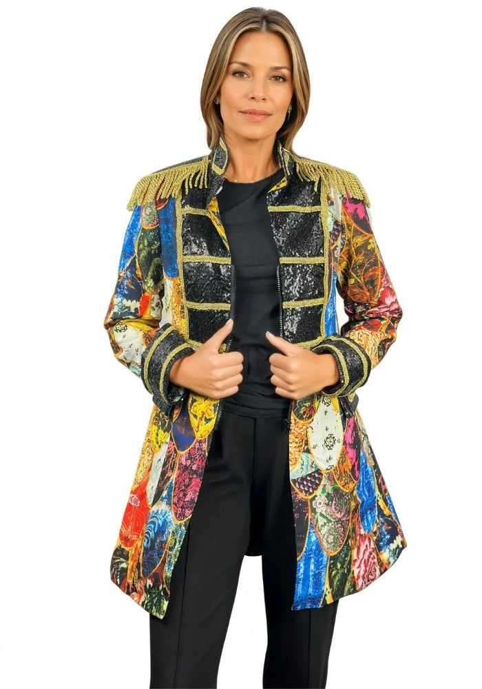 Carnavalsjas Retro Curves Dames - Festivales