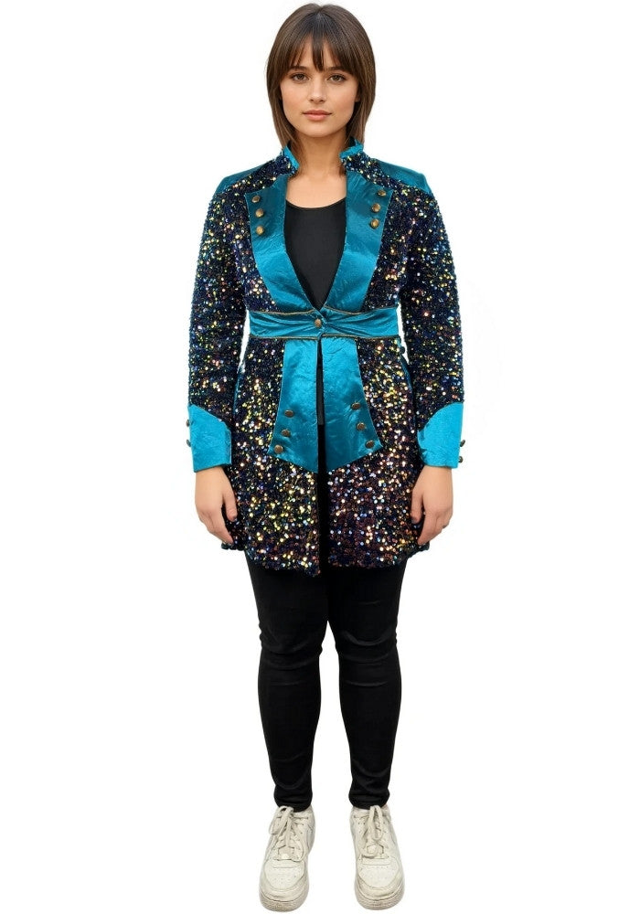 Carnavalsjas Sequin Delight Dames - Festivales