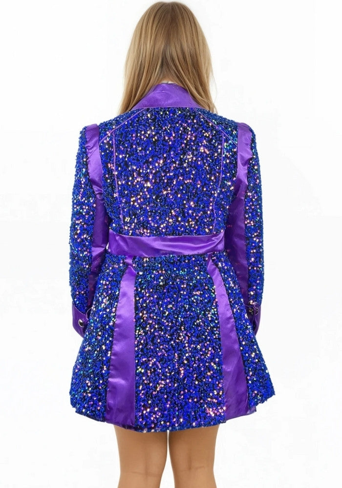 Carnavalsjas Sequin Purple Dames - Bundel Basic - Festivales