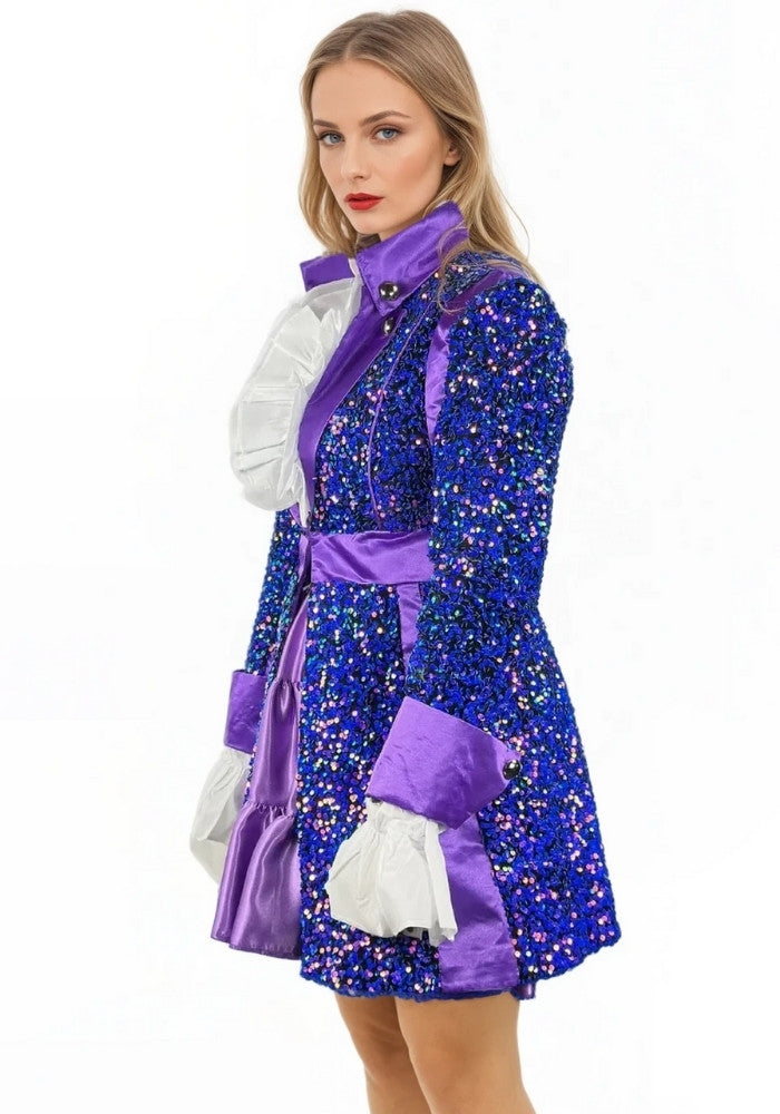 Carnavalsjas Sequin Purple Dames - Bundel Basic - Festivales