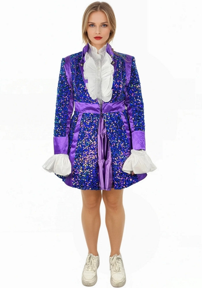 Carnavalsjas Sequin Purple Dames - Bundel Basic - Festivales