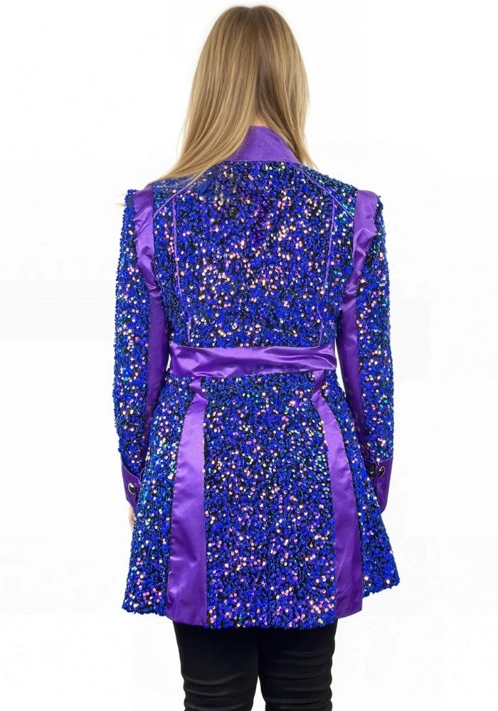 Carnavalsjas Sequin Purple Dames - Festivales
