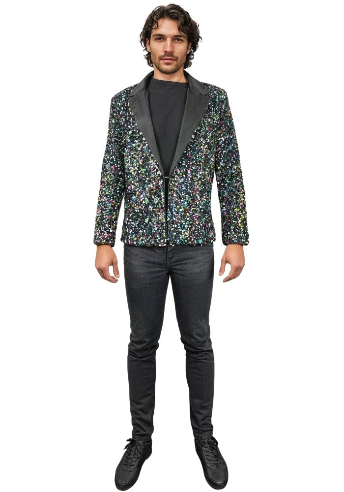 Carnavalsjas Herencolbert Pailletten Multi - Festivales