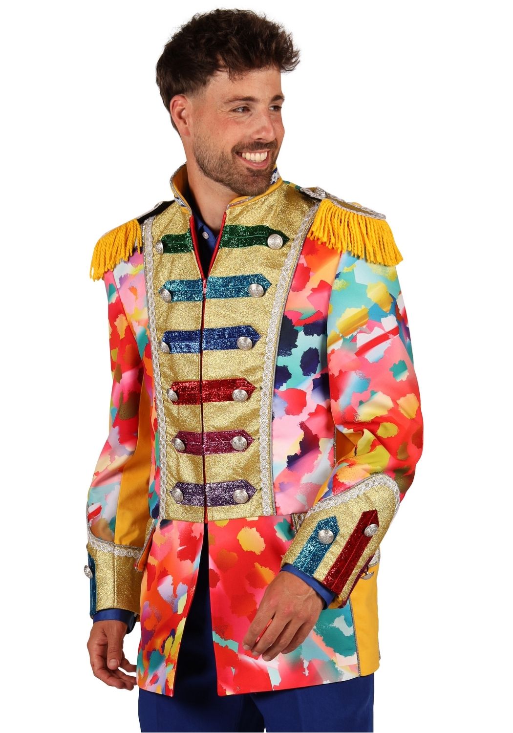 Carnavalsjas Heren Color Paint Splatters - Festivales