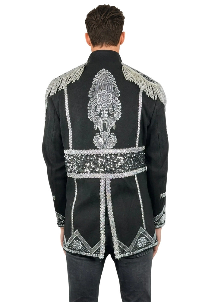 Carnavalsjas Heren Deluxe Silver Nocturne - Festivales