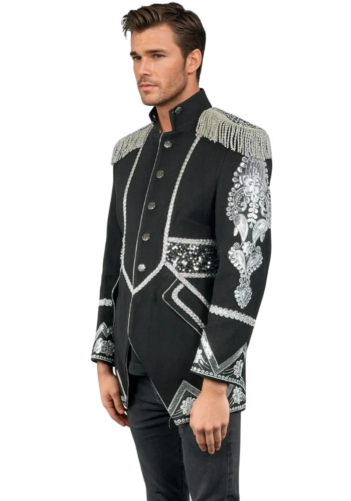 Carnavalsjas Heren Deluxe Silver Nocturne - Festivales