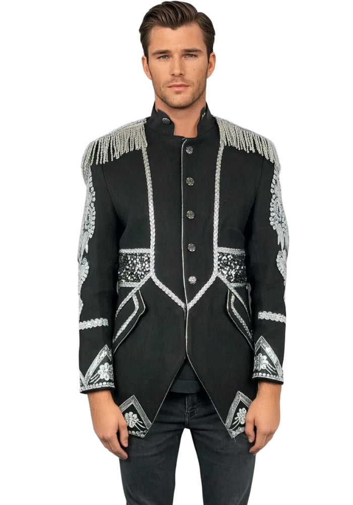 Carnavalsjas Heren Deluxe Silver Nocturne - Festivales