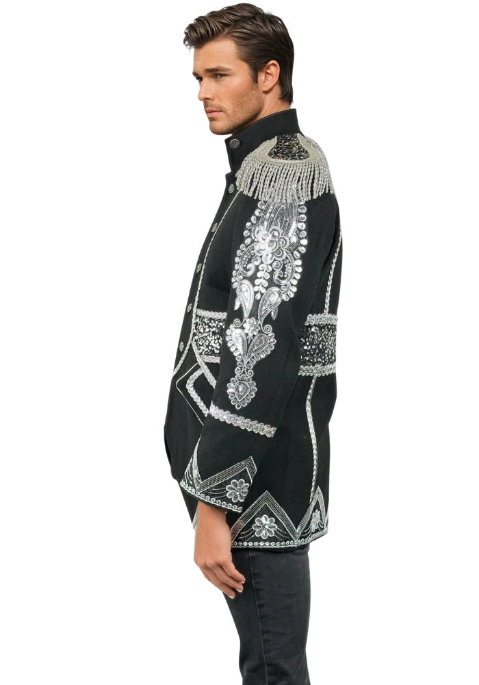 Carnavalsjas Heren Deluxe Silver Nocturne - Festivales