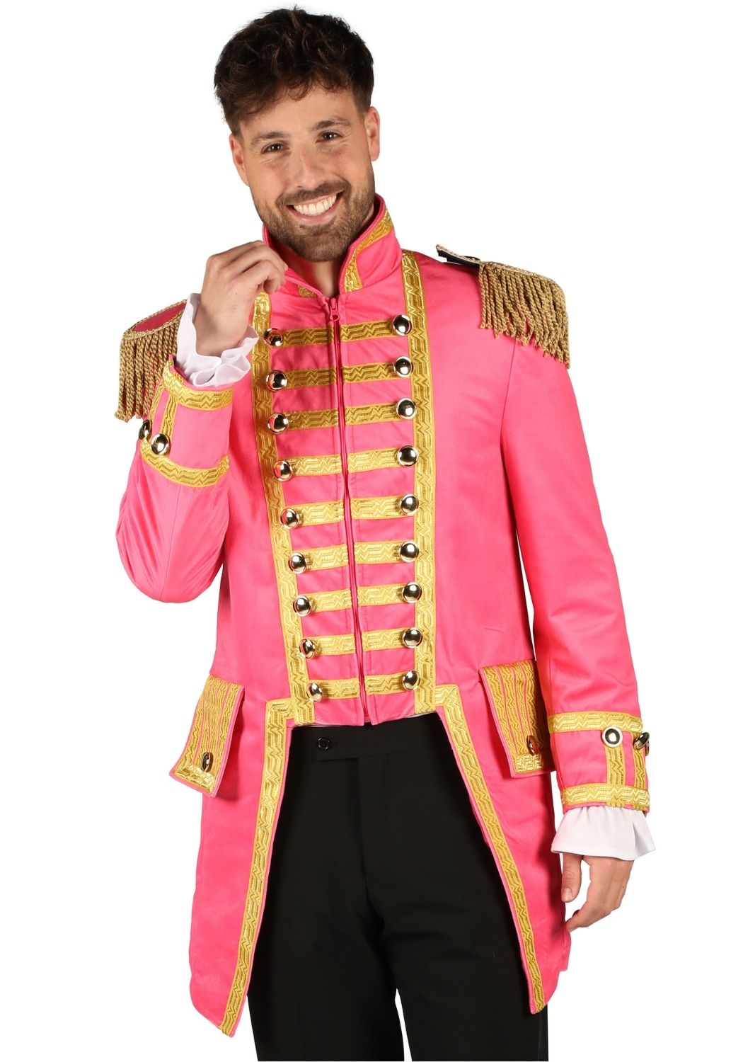 Carnavalsjas Heren Fantasy World Roze/Goud - Festivales