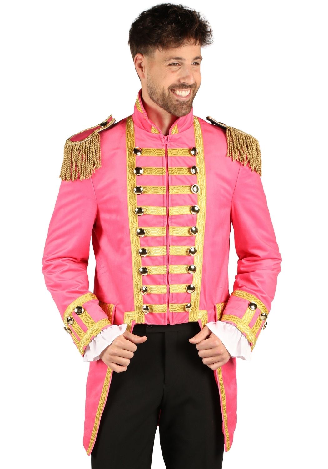 Carnavalsjas Heren Fantasy World Roze/Goud - Festivales