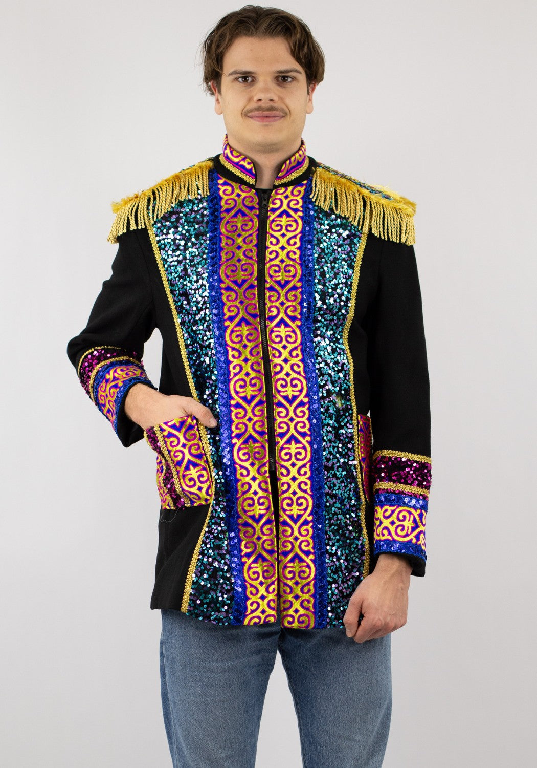 Carnavalsjas Heren Luxe Chique Colourfull - Festivales