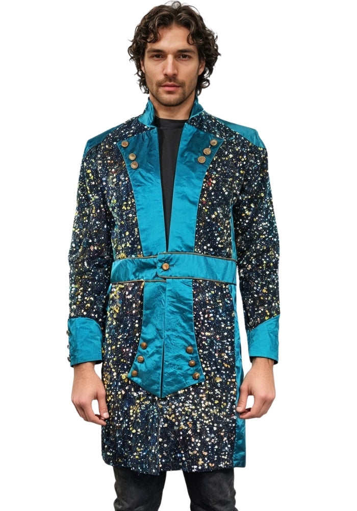 Carnavalsjas Sequin Delight Heren - Festivales