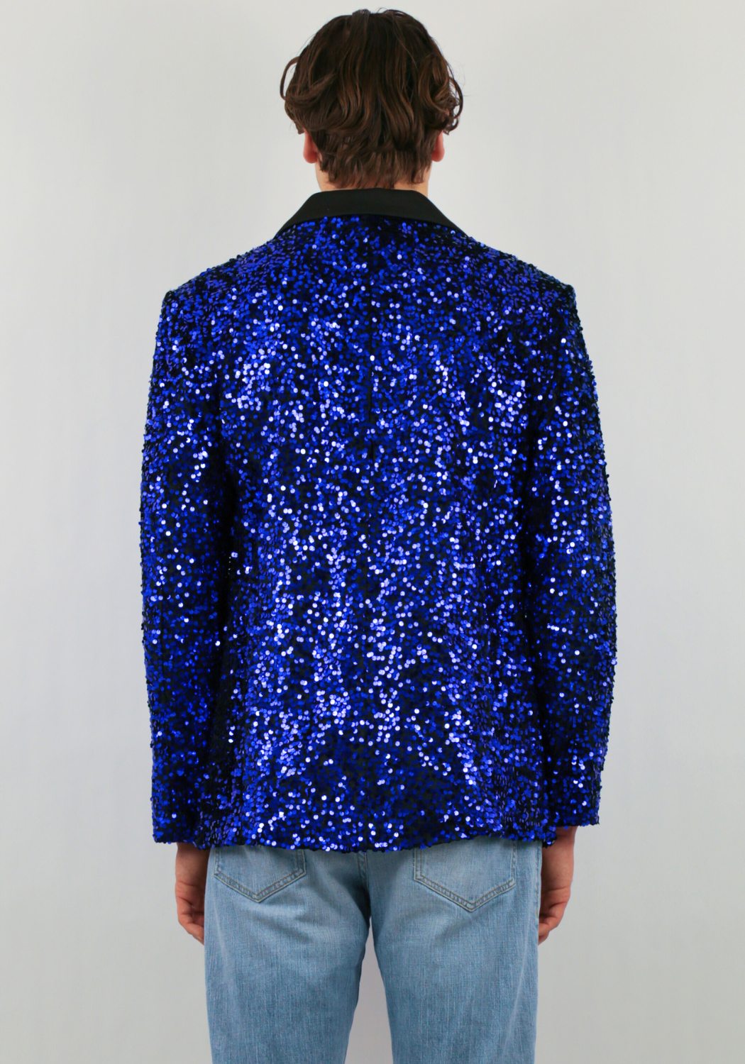 Carnavalsjas Herencolbert Pailletten Blauw - Festivales