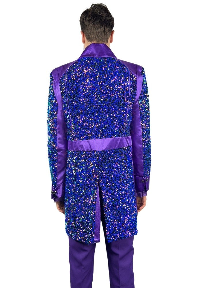 Carnavalsjas Sequin Purple Heren - Bundel Basic - Festivales