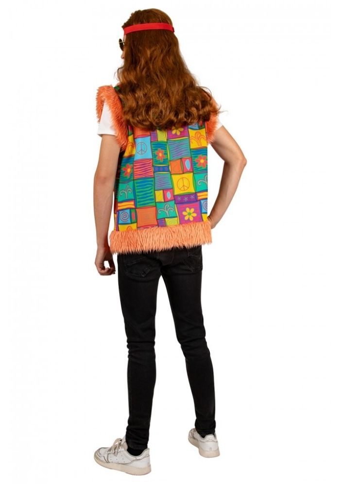 Carnavalsjas Hippie Vest Heren - Festivales
