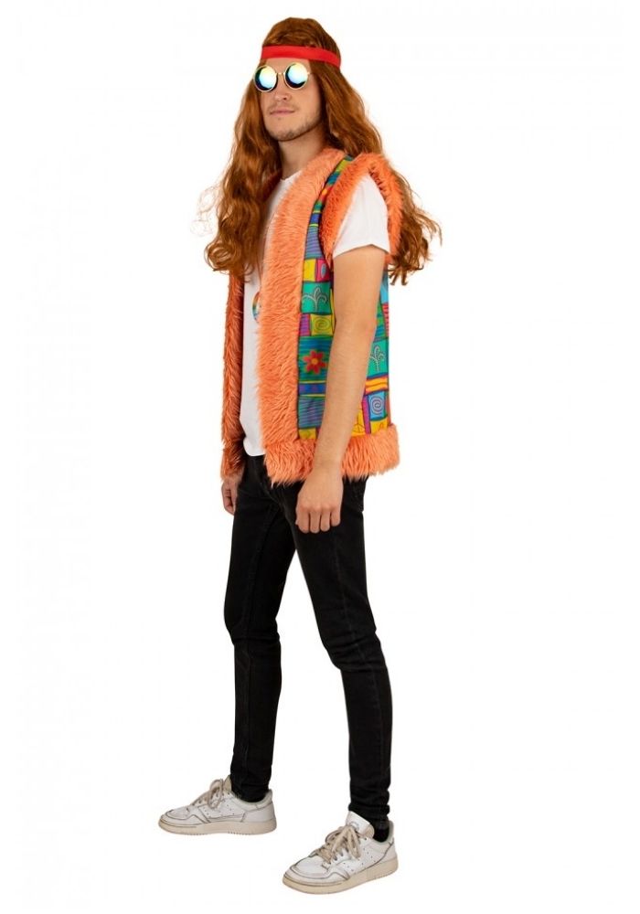 Carnavalsjas Hippie Vest Heren - Festivales