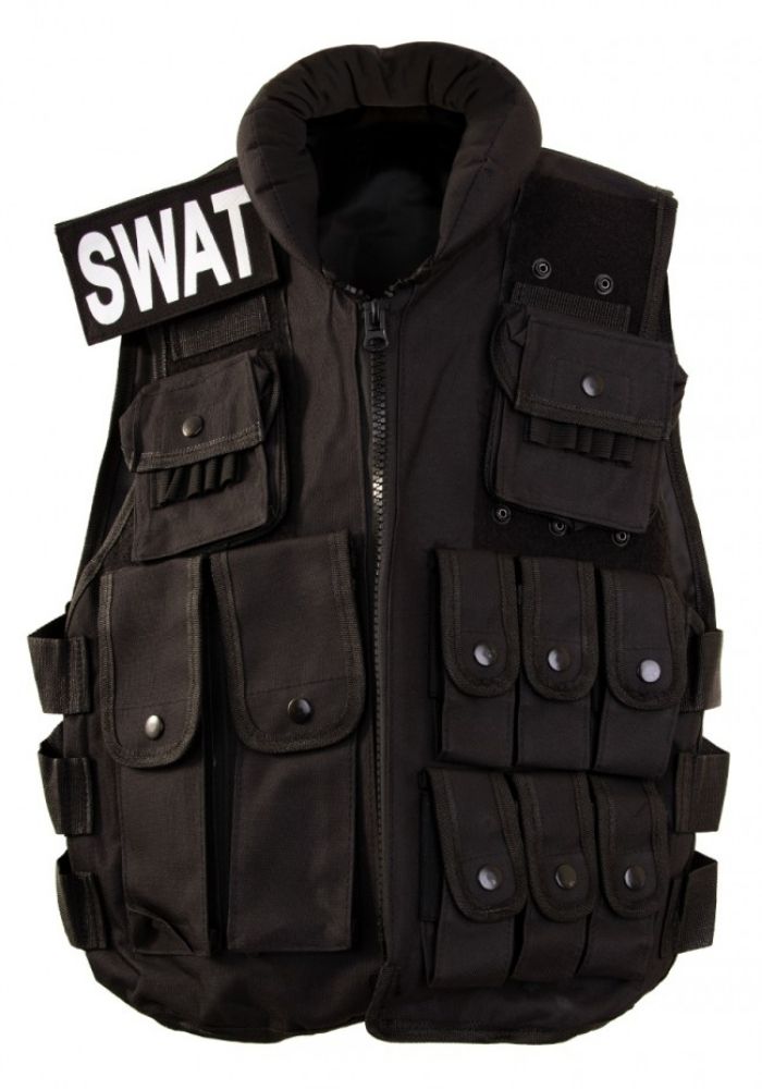 Carnavalsjas Vest SWAT Heren - Festivales