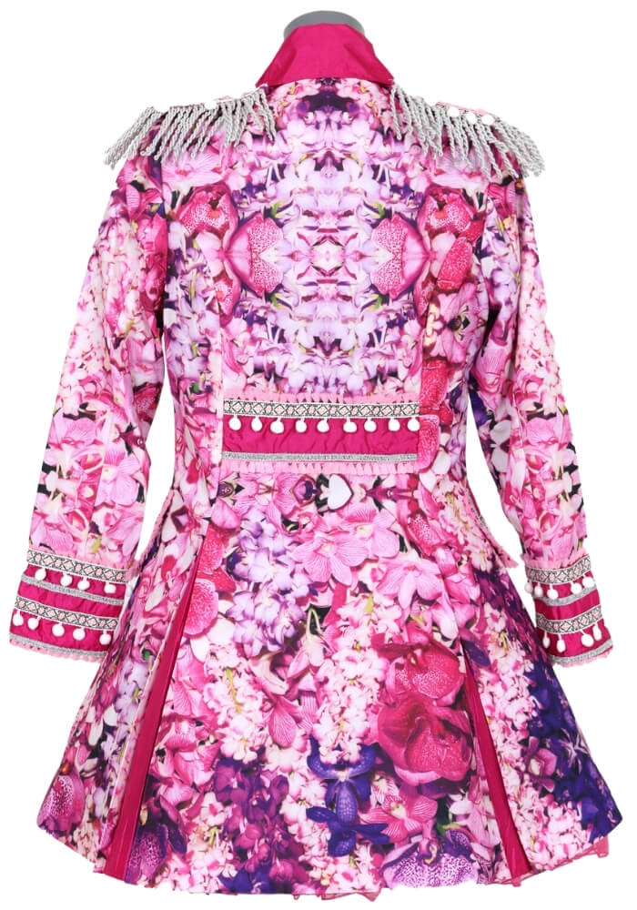 Carnavalsjas Pink Flower Dames - Festivales