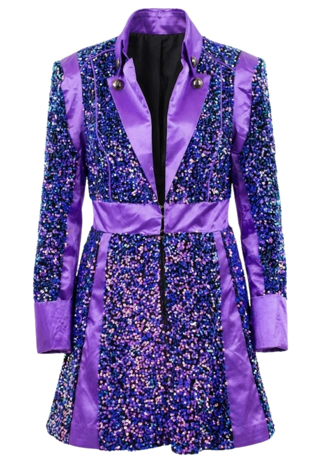 Carnavalsjas Sequin Purple Dames - Festivales