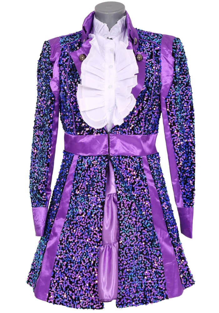 Carnavalsjas Sequin Purple Dames 36 - Festivales