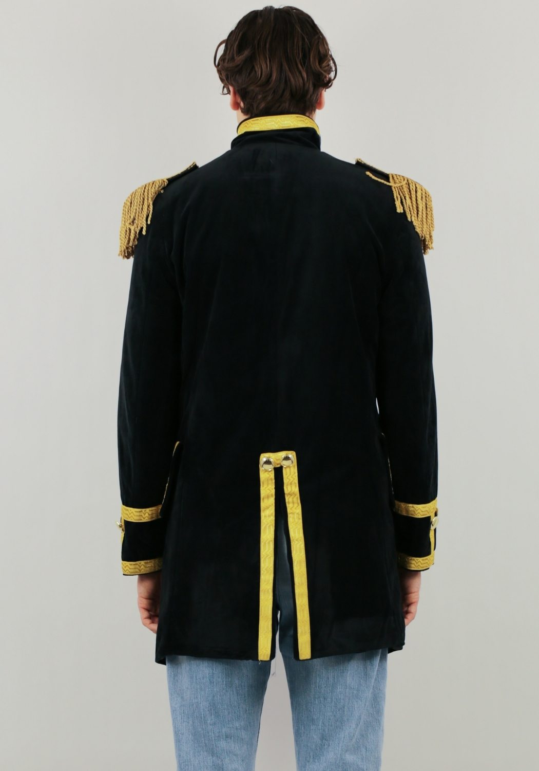 Carnavalsjas Heren Fantasy Zwart Lang - Festivales