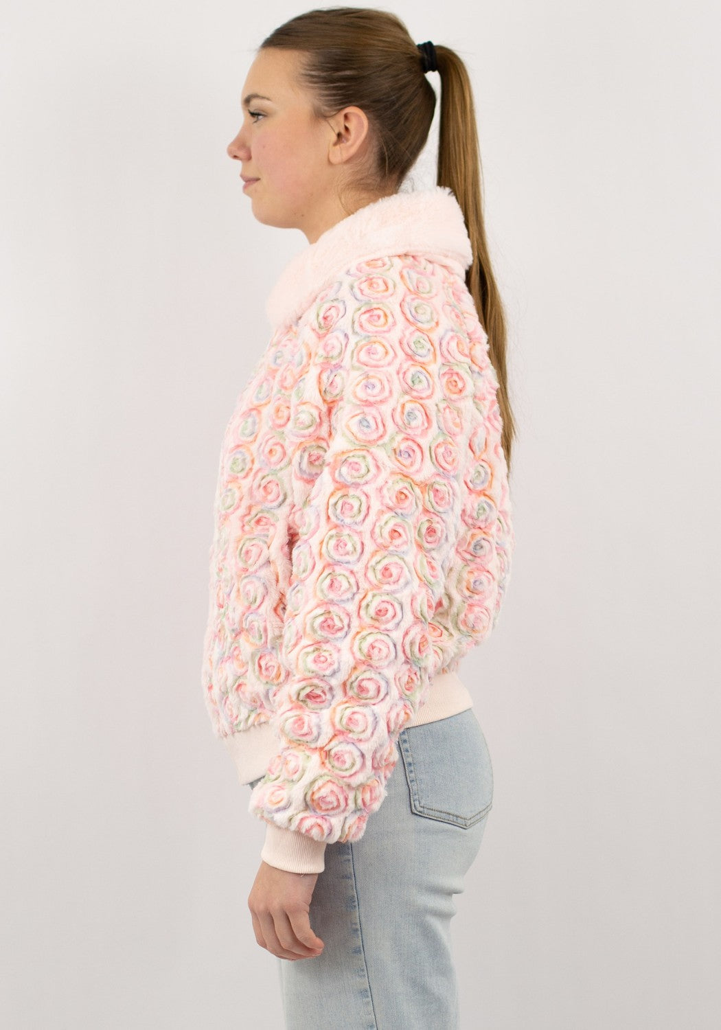 Carnavalsjas Dames Bont Rozen - Festivales