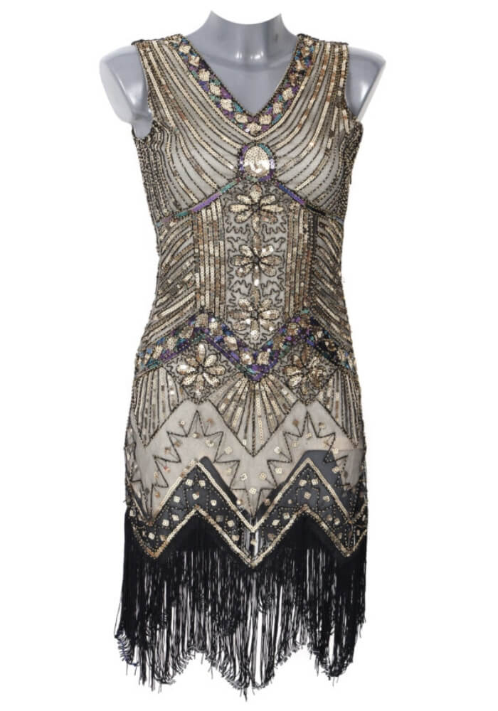 Charleston Jurk Goud Luxe - Festivales