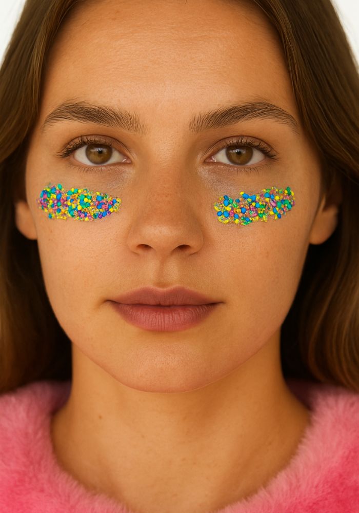 PXP Pressed Chunky Glitter Cream Spring Break 10ml - Festivales