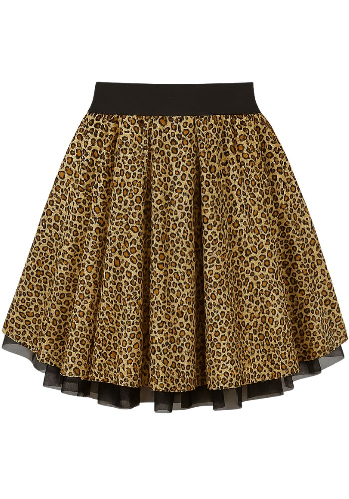 Cirkelrok Panter Print Dames - Festivales