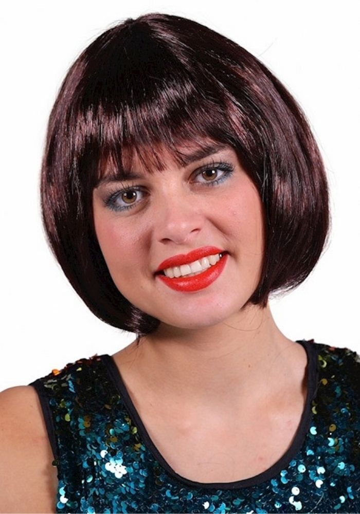 Dames Pruik Roxy Bruin - Festivales