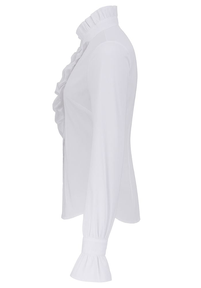 Damesblouse Wit Voor Carnavalsjassen - Festivales